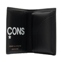 Load image into Gallery viewer, COMME des GARÇONS Bifold Wallet Huge Logo / Black