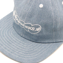 Load image into Gallery viewer, Book Works BW Record Logo Hat / Lt Denim