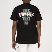 Load image into Gallery viewer, Powers The Power That Be T-shirt / Black