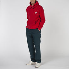 Load image into Gallery viewer, by Parra Wrapped Blanket Pullover Hoodie / Red
